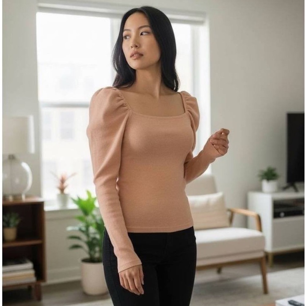 MinkPink Square Neck Top